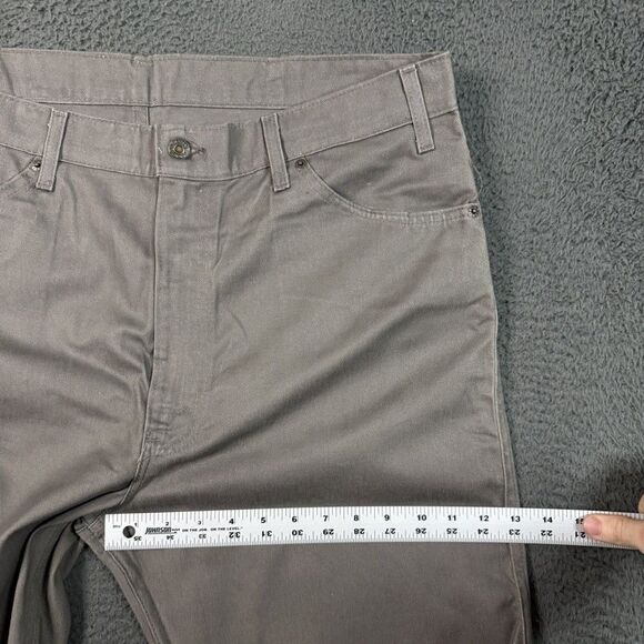 Vintage Levis 509 Jeans Mens 38x30 Gray Straight Leg Regular Fit Made USA 80s - Picture 13 of 16
